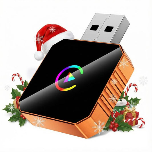 Mini Cube Pro 3.0 – Adattatore wireless per CarPlay e Android Auto 