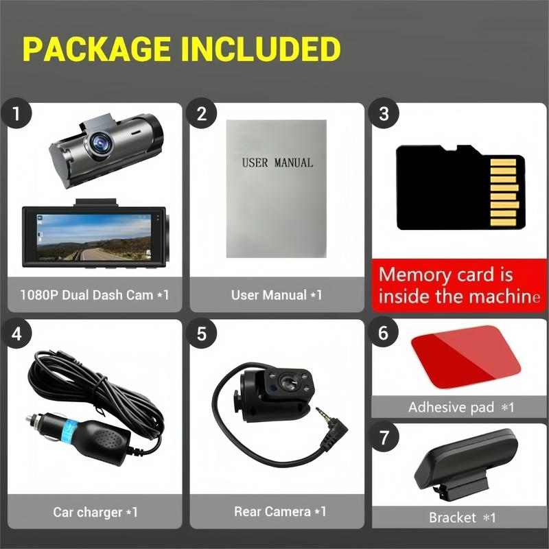 Caméra embarquée avant et arrière