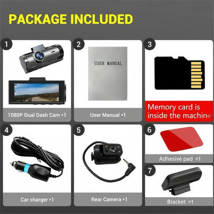 Caméra embarquée avant et arrière