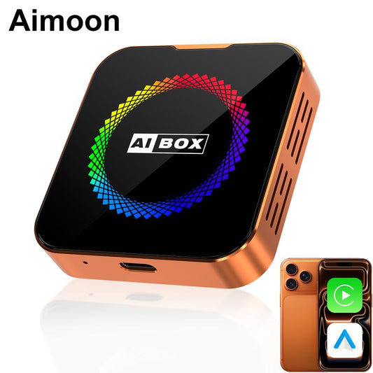 Aimoon Orange AI Cube Pro Max | Wireless AI Box for CarPlay