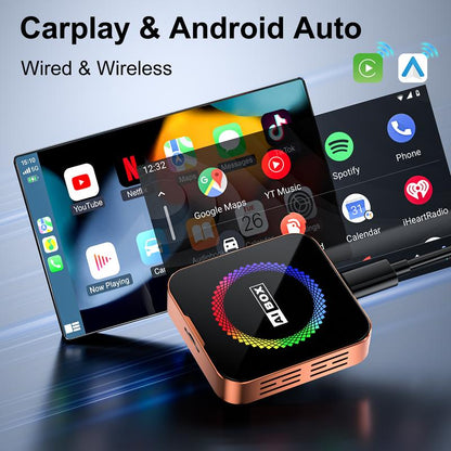 Aimoon Orange AI Cube Pro Max | Wireless AI Box for CarPlay