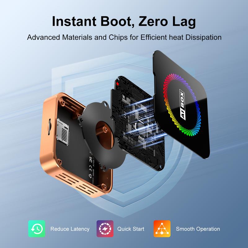 Aimoon Orange AI Cube Pro Max | Wireless AI Box for CarPlay